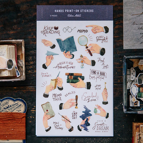 Print-on Stickers | Hands