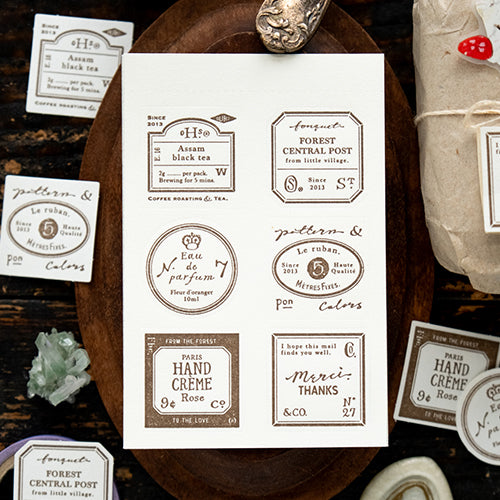 Letterpress | Grocery Label