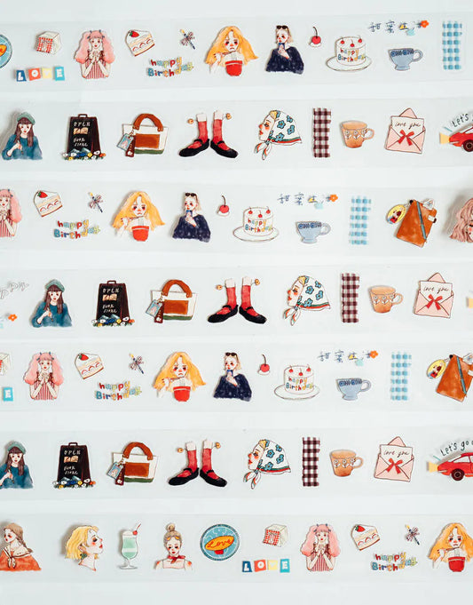 La Dolce Vita Die-Cut PET Tape | Love in Life (3cm)
