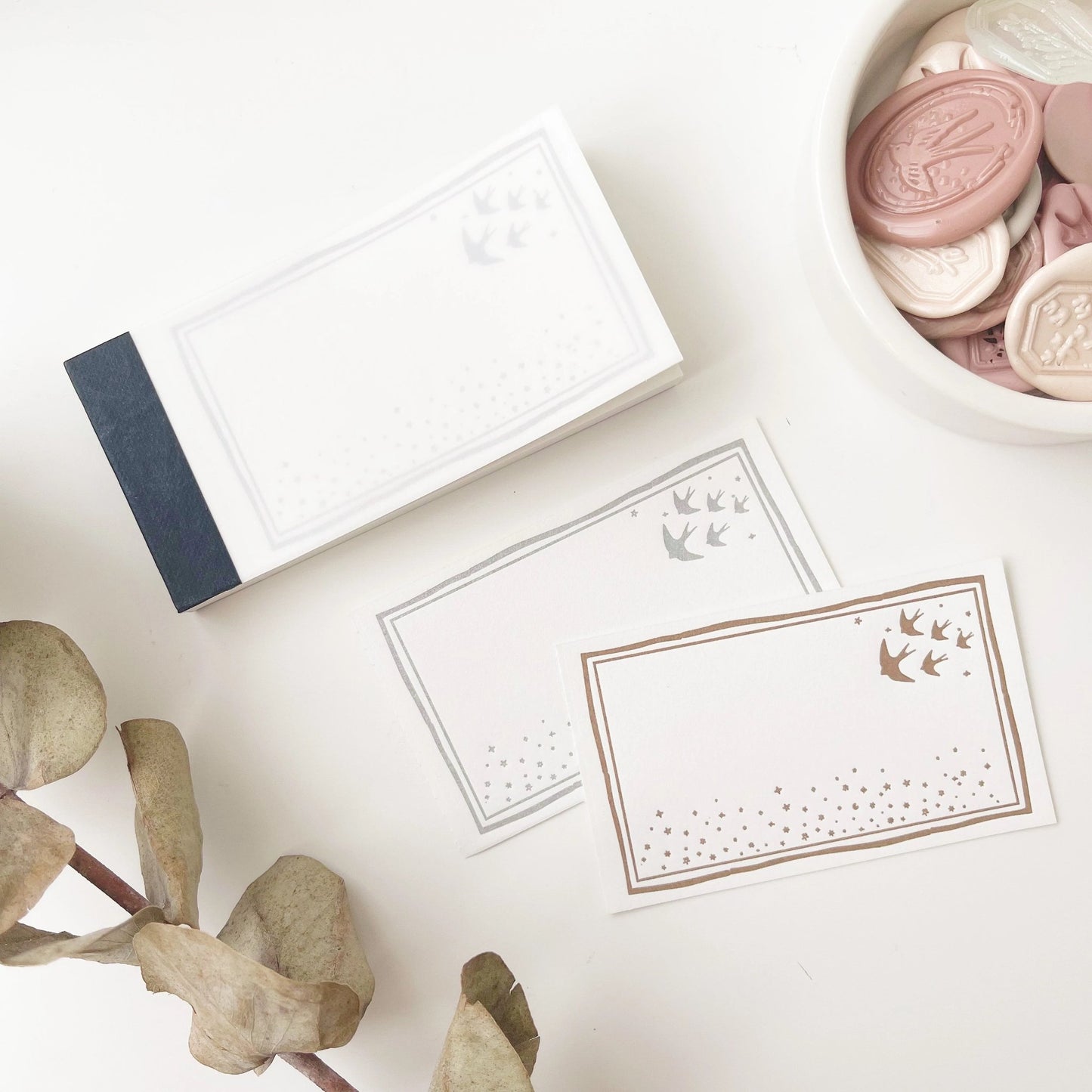 Letterpress notepad | Be your better self - Oval