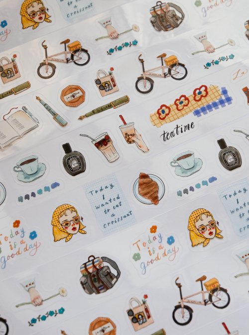 Kiss-cut PET Tape | 365 days of daily cutting (3cm)