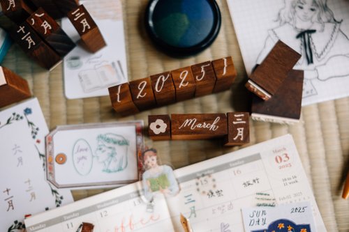 Stamp Set | Number and symbol combination Sweet life