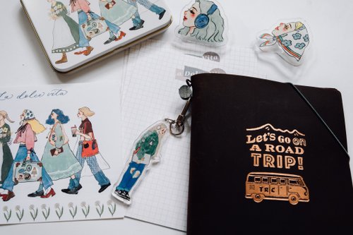 Acrylic pendants | We are moving forward happily