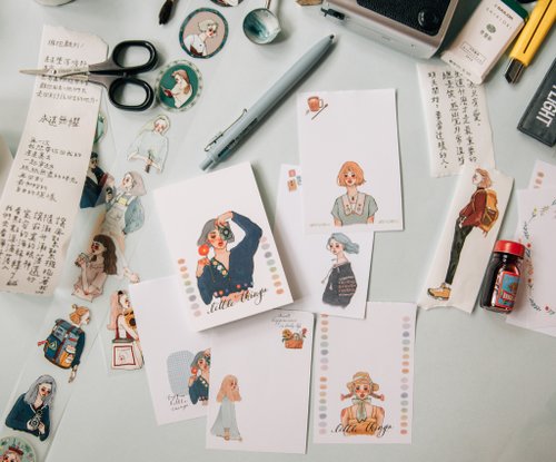 Memo pad | Photography girl