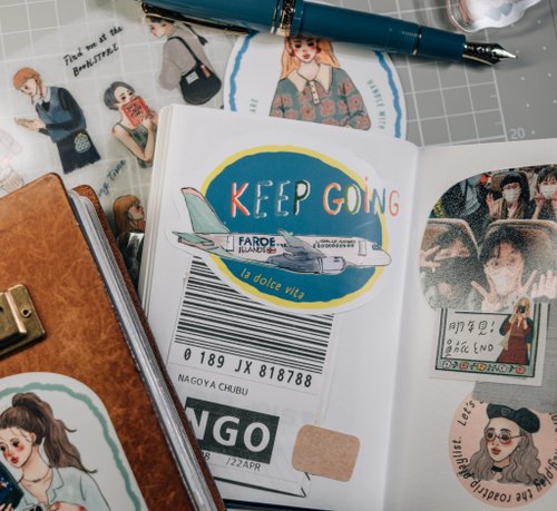 Sticker pack | La dolce vita travel agency (11pcs)