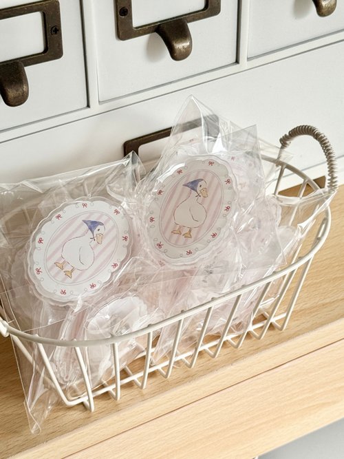 Acrylic clips | Picnic Duck