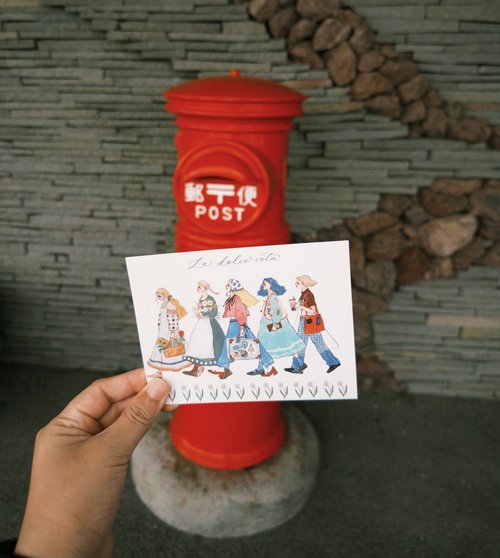 Postcard | We move forward happily