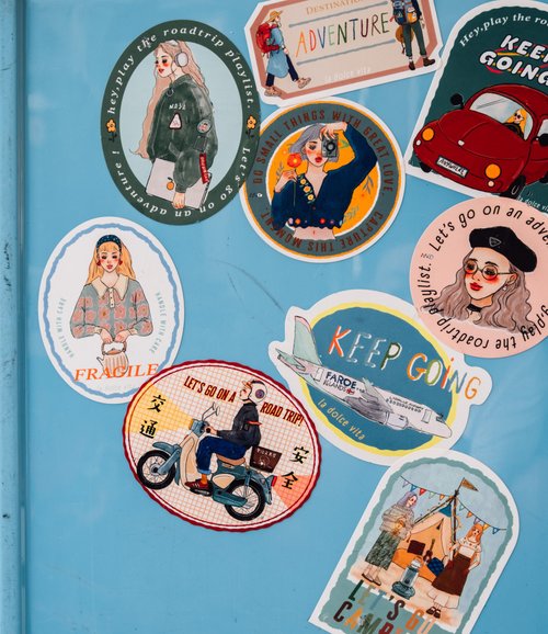 Waterproof stickers | Driving safety