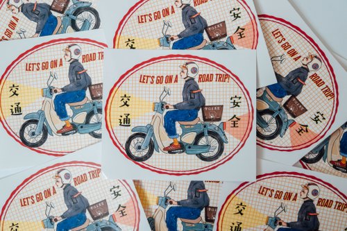 Waterproof stickers | Driving safety