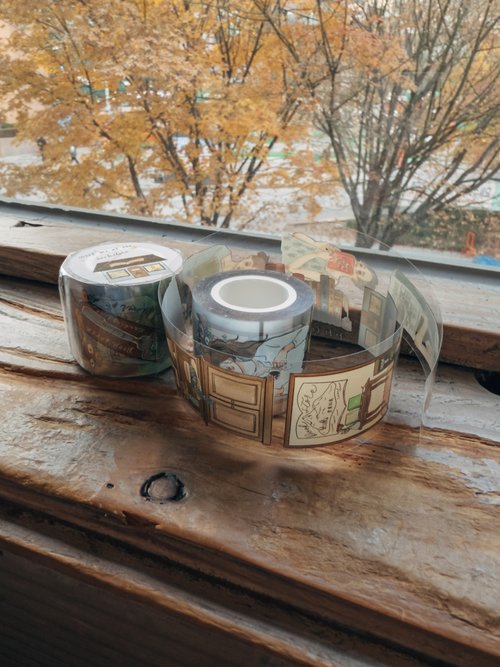 PET Tape | Meet me at the book store (4cm)