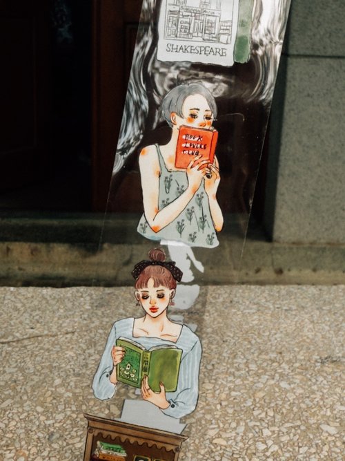 PET Tape | Meet me at the book store (4cm)