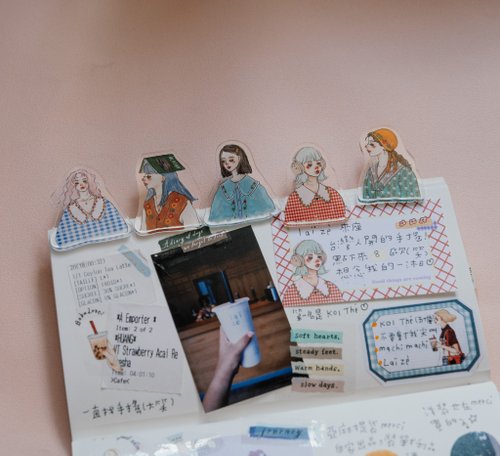 Acrylic clips | A slow journey series