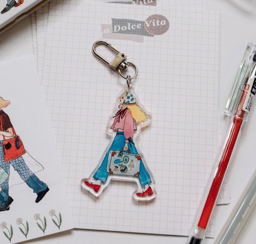Acrylic pendants | We are moving forward happily