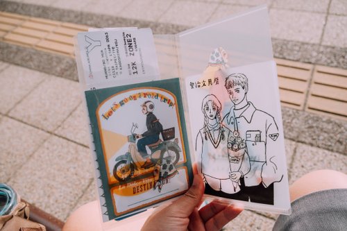 Portable folder | We move forward happily