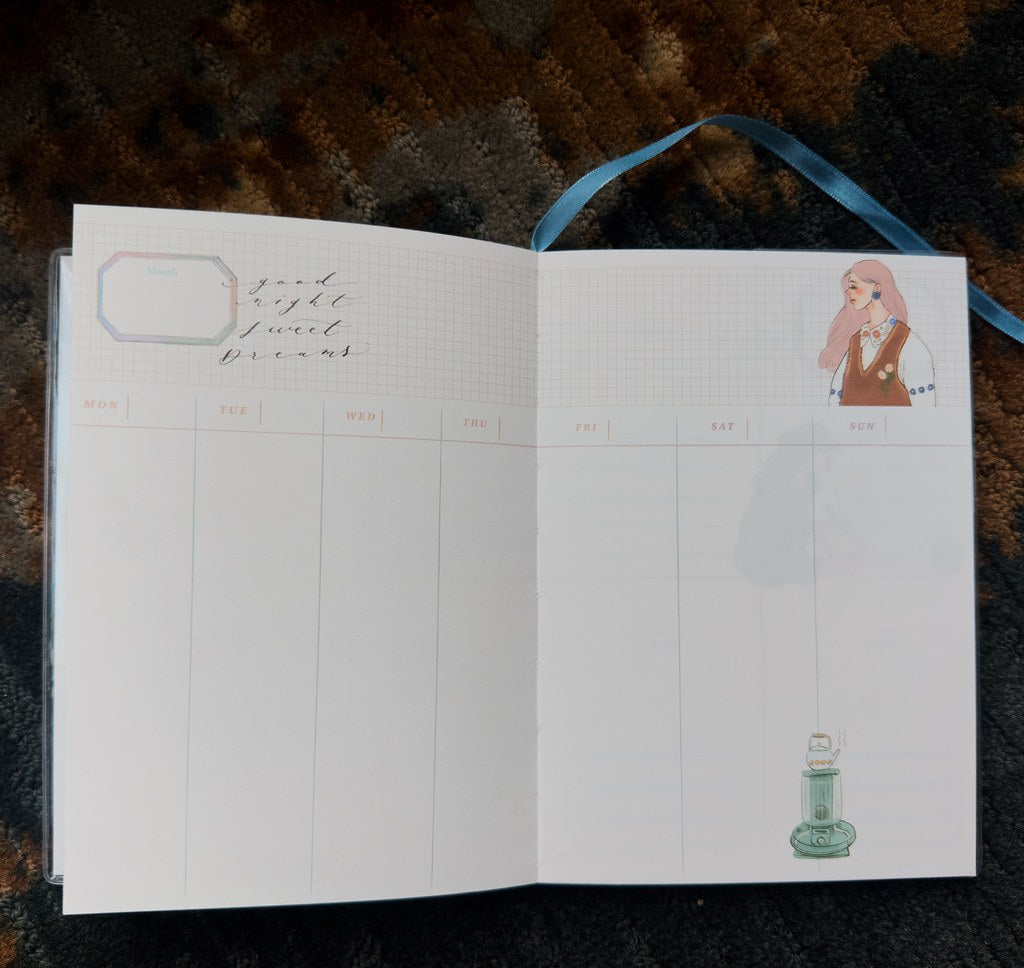 Planner | B6 Weekly Undated (54 weeks)