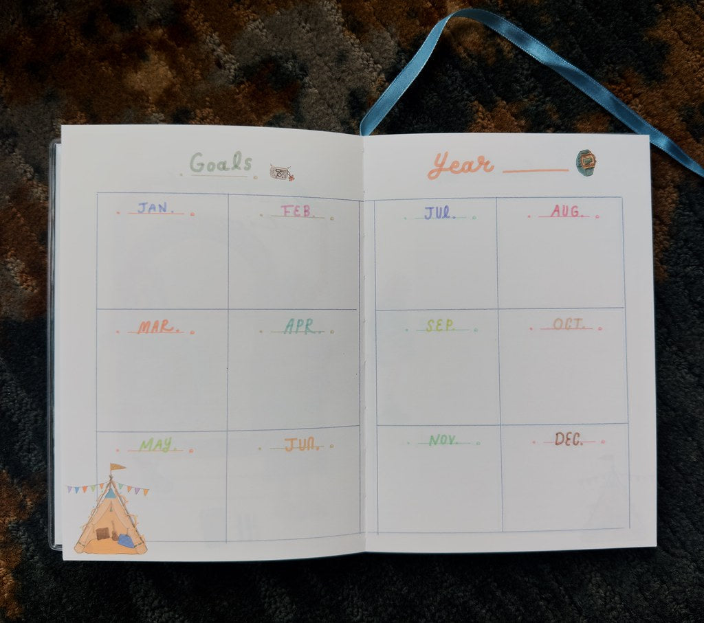 Planner | B6 Weekly Undated (54 weeks)
