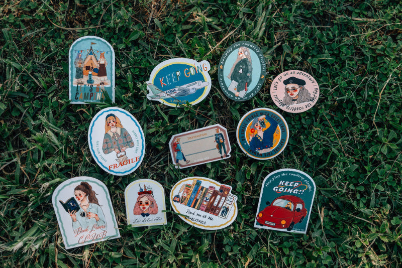 Sticker pack | La dolce vita travel agency (11pcs)