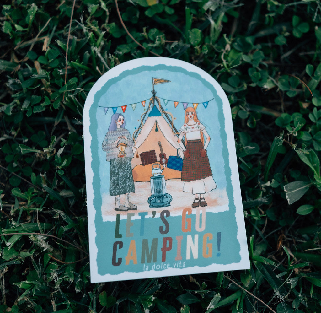 Waterproof stickers | La dolce vita travel agency (with variants)