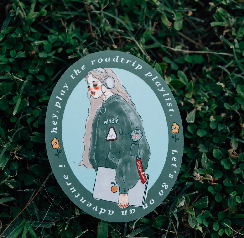 Waterproof stickers | La dolce vita travel agency (with variants)