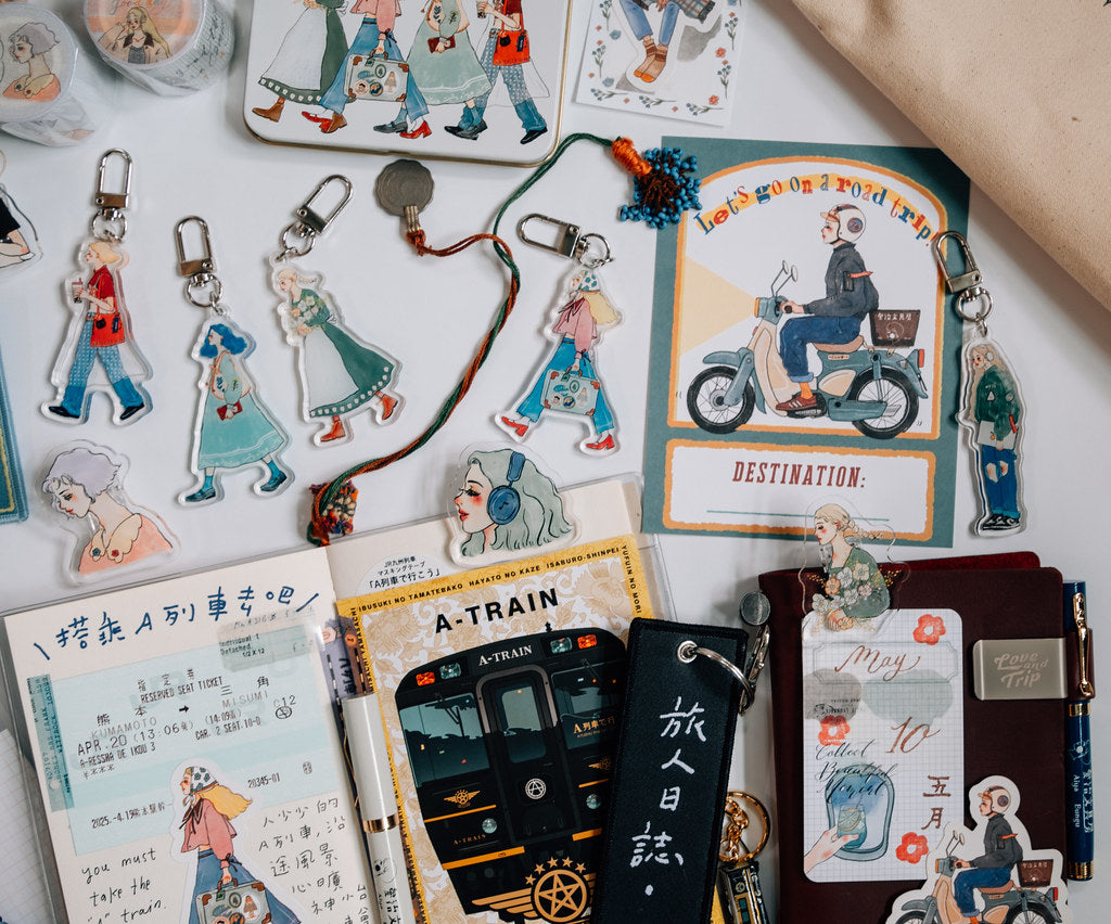 Acrylic clips | We are moving forward happily