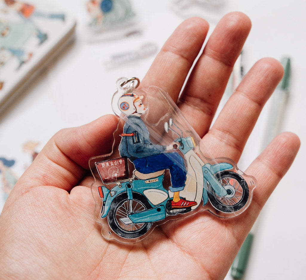 Acrylic pendants | We are moving forward happily
