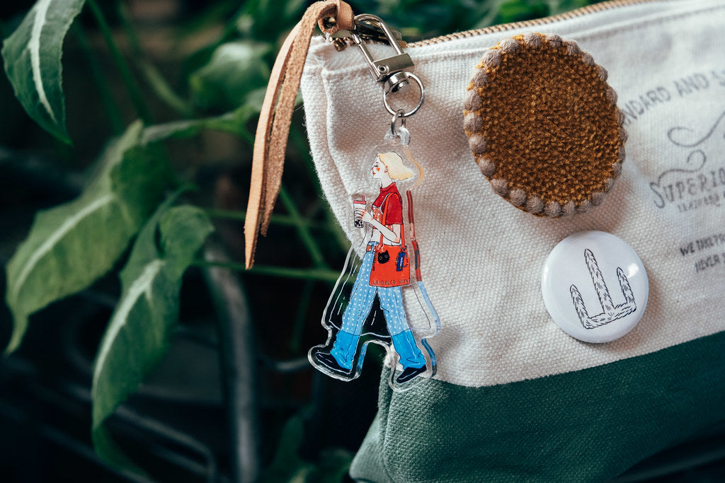 Acrylic pendants | We are moving forward happily