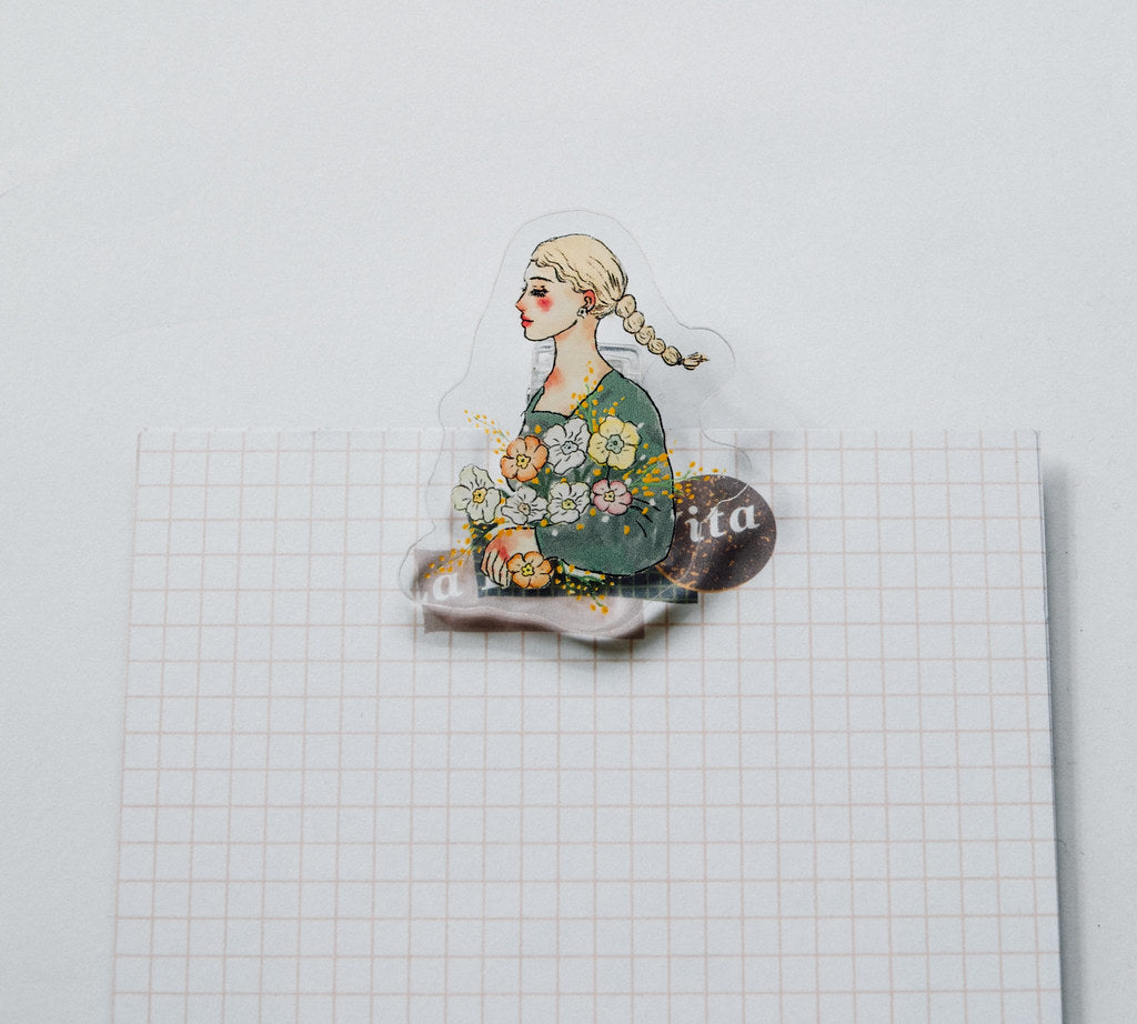 Acrylic clips | We are moving forward happily