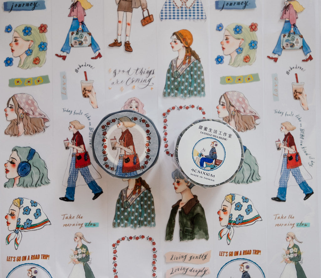 PET Tape | We move forward happily (4cm)