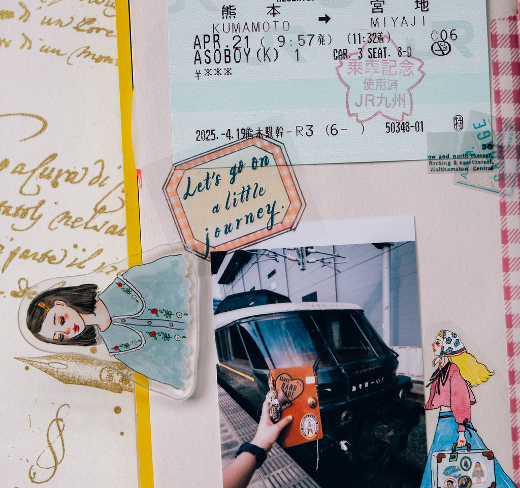 Acrylic clips | A slow journey series