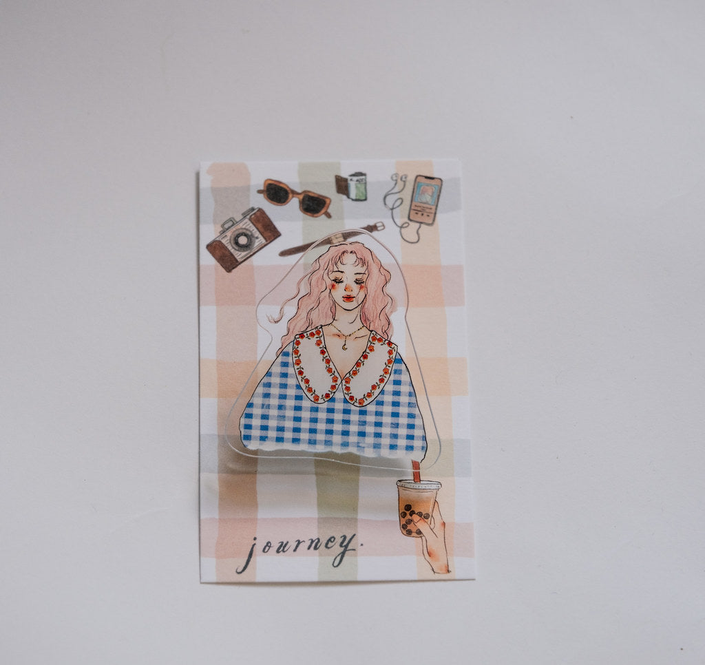 Acrylic clips | A slow journey series