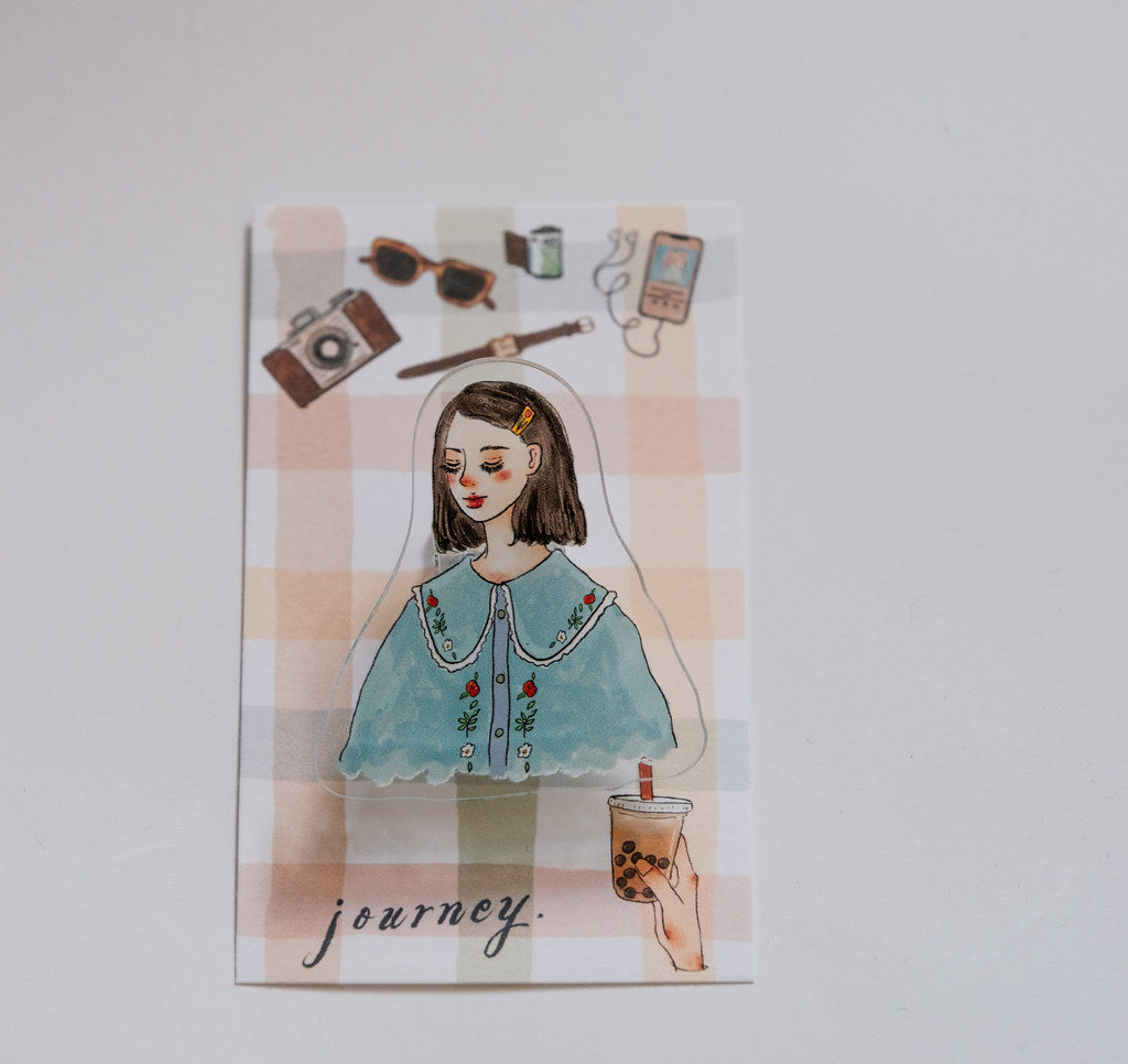Acrylic clips | A slow journey series