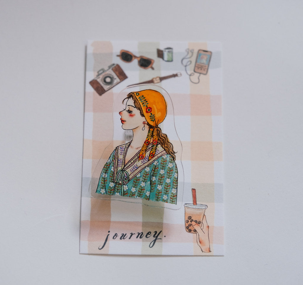 Acrylic clips | A slow journey series