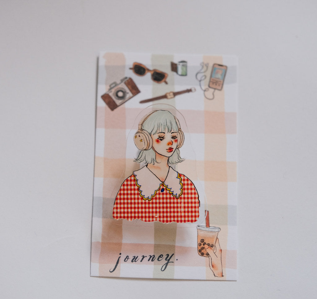 Acrylic clips | A slow journey series