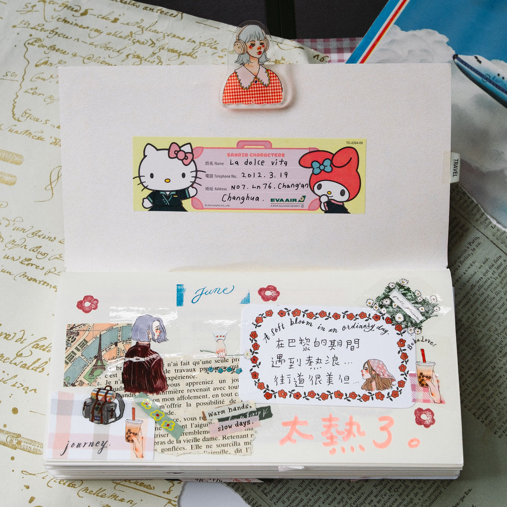 Acrylic clips | A slow journey series