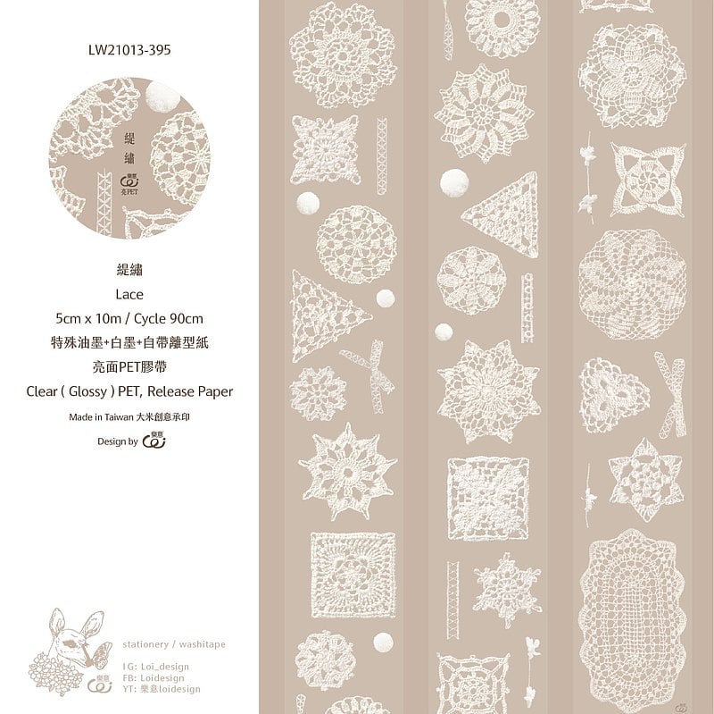 Clear PET Tape | Lace (5cm)