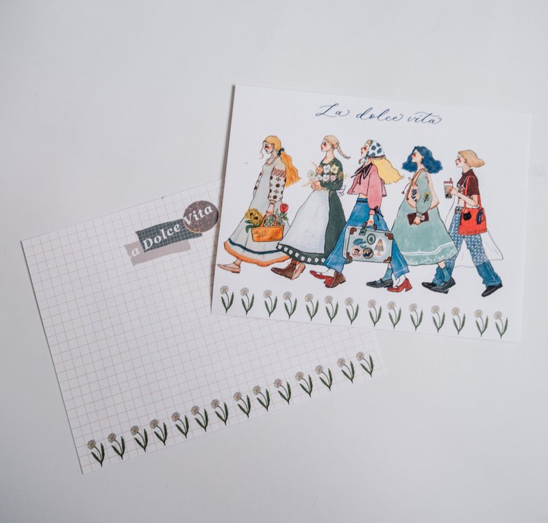Postcard | We move forward happily
