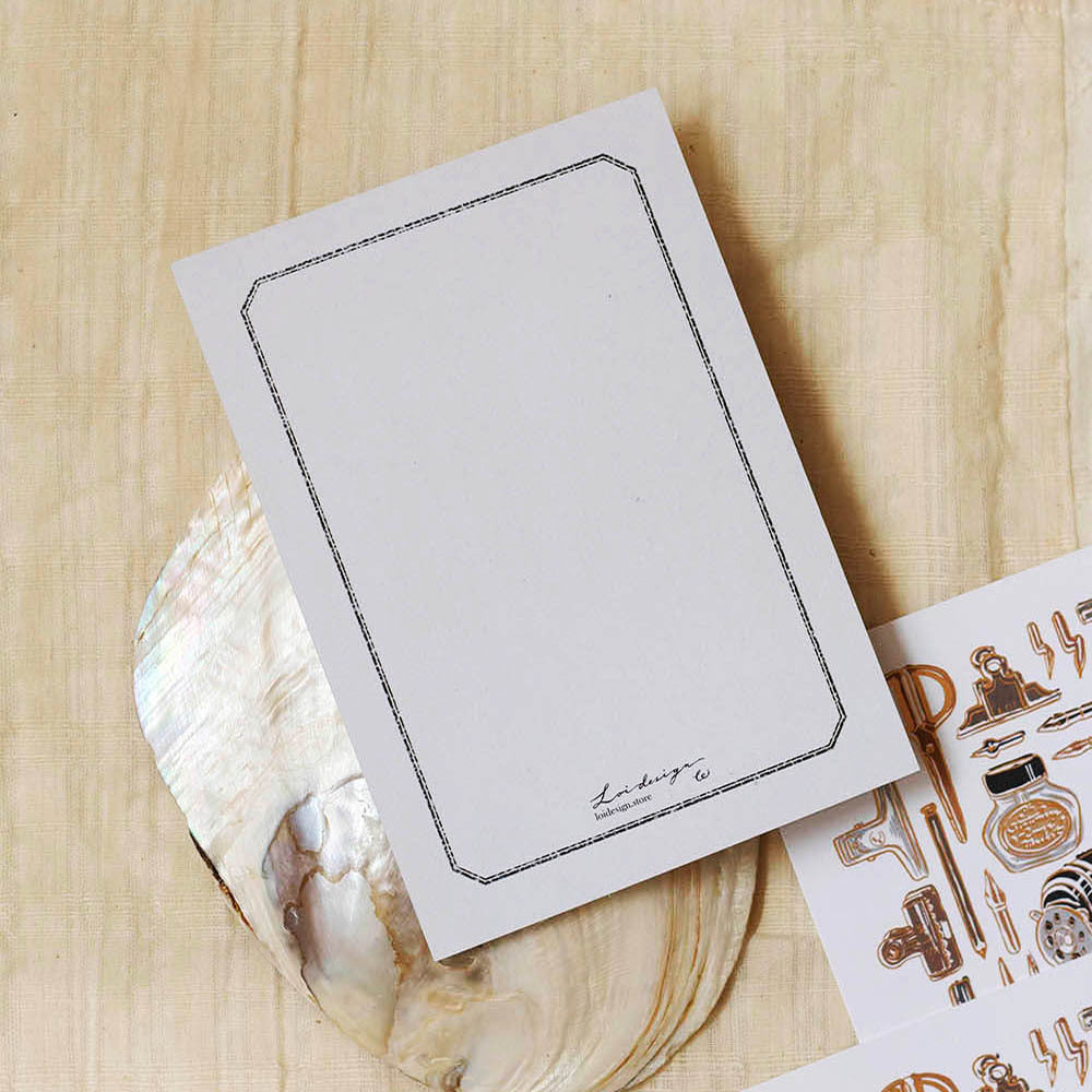 Postcard | Stationery Lover Market “Retro Stationery”