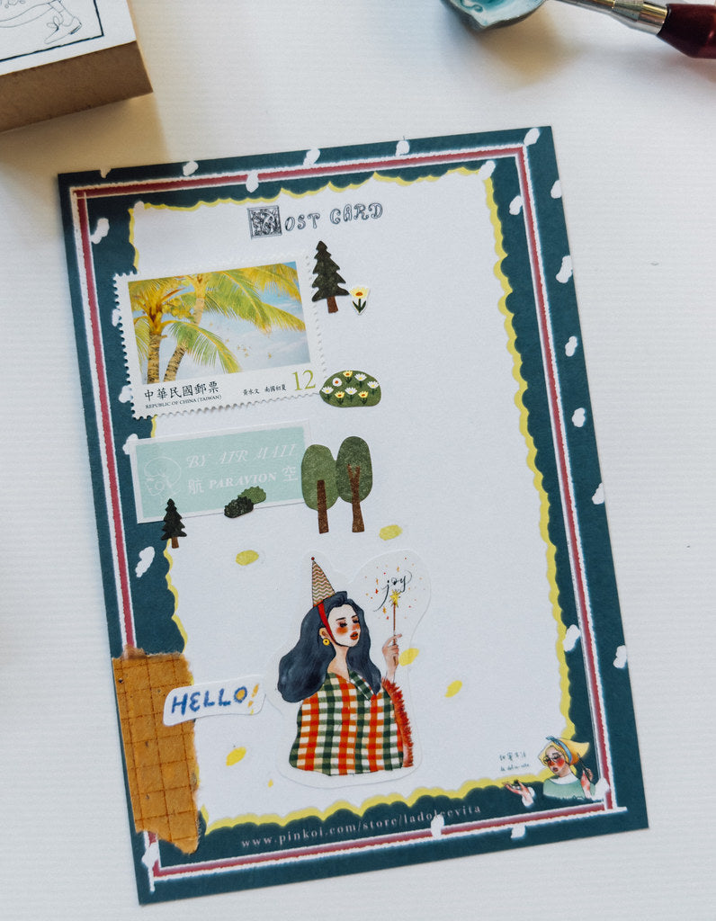 A6 Stickers | I want to give you a star and a forest