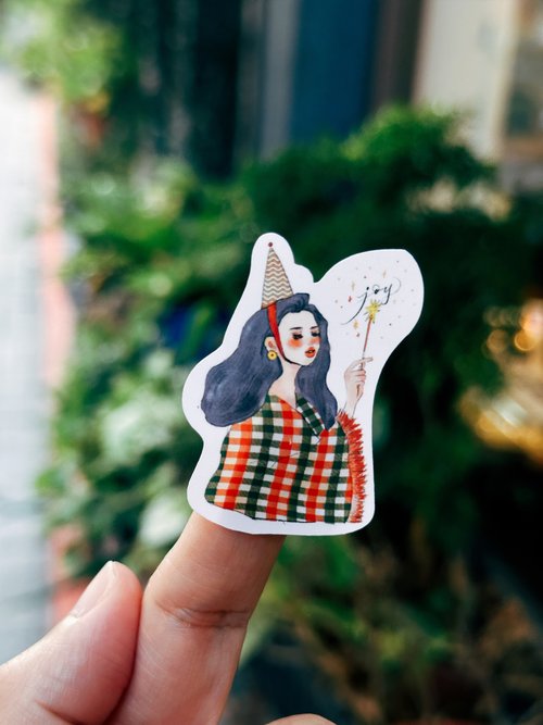 A6 Stickers | I want to give you a star and a forest
