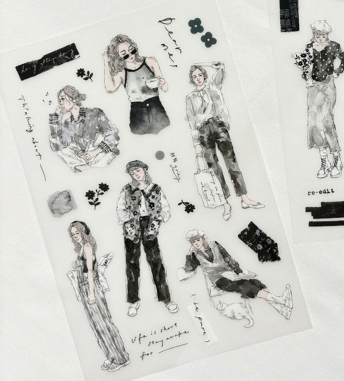 Transfer Stickers | Black