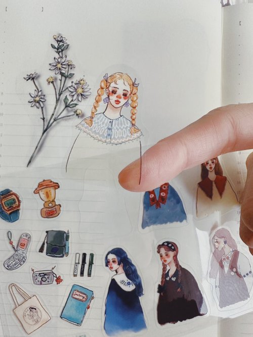 Clear Stickers | Camping life