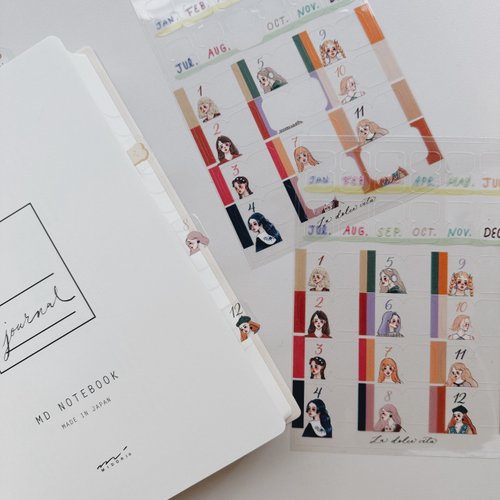 Clear Stickers | Elegant woman gallery (index)