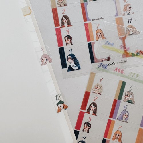 Clear Stickers | Elegant woman gallery (index)
