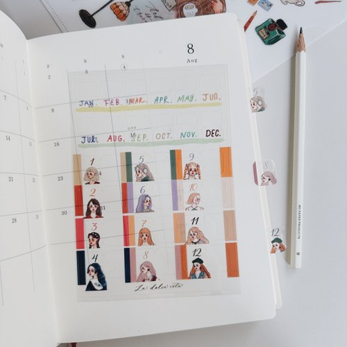 Clear Stickers | Elegant woman gallery (index)