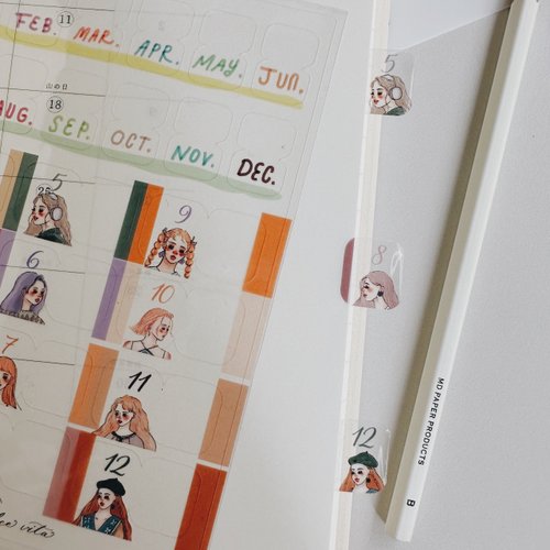 Clear Stickers | Elegant woman gallery (index)