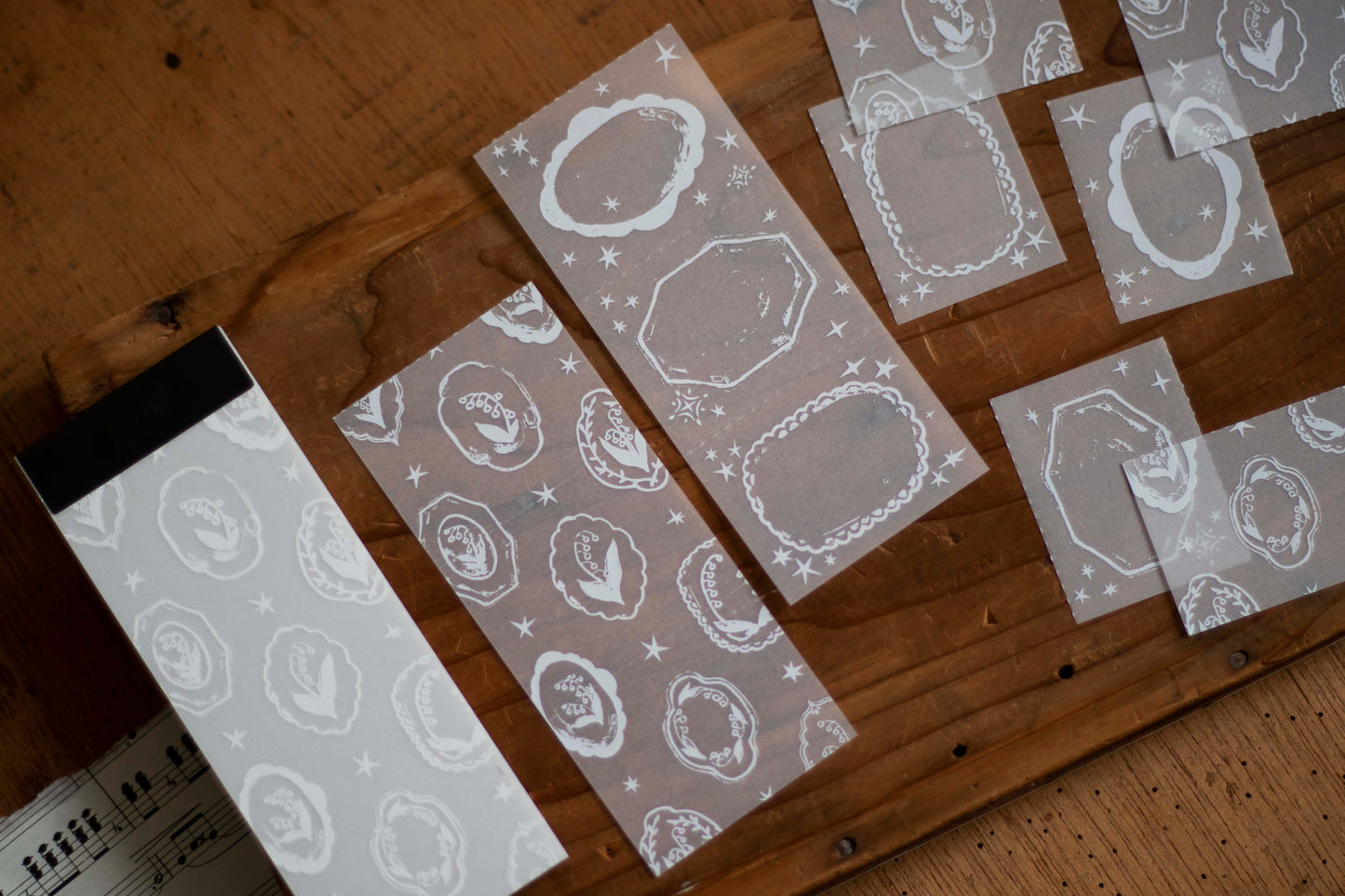 Tracing Paper Memo Pad | Lily of the Valley Collection – Flower Tray
