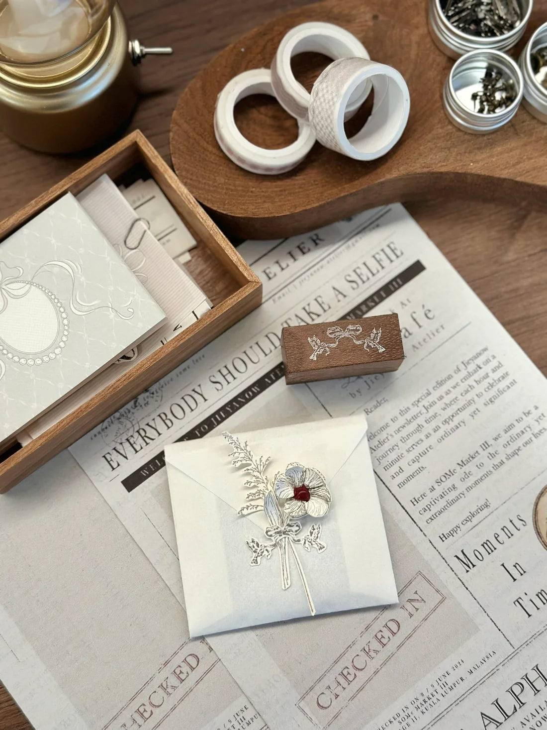 (PRE ORDER) Stamps | Bird with Ribbon