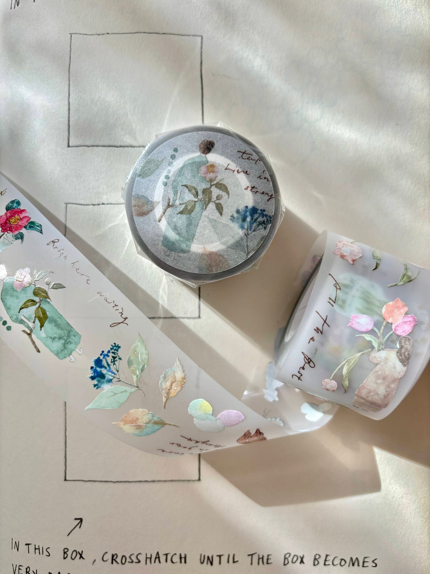 Matte PET Tape |  mini girl 2 (3.5cm)