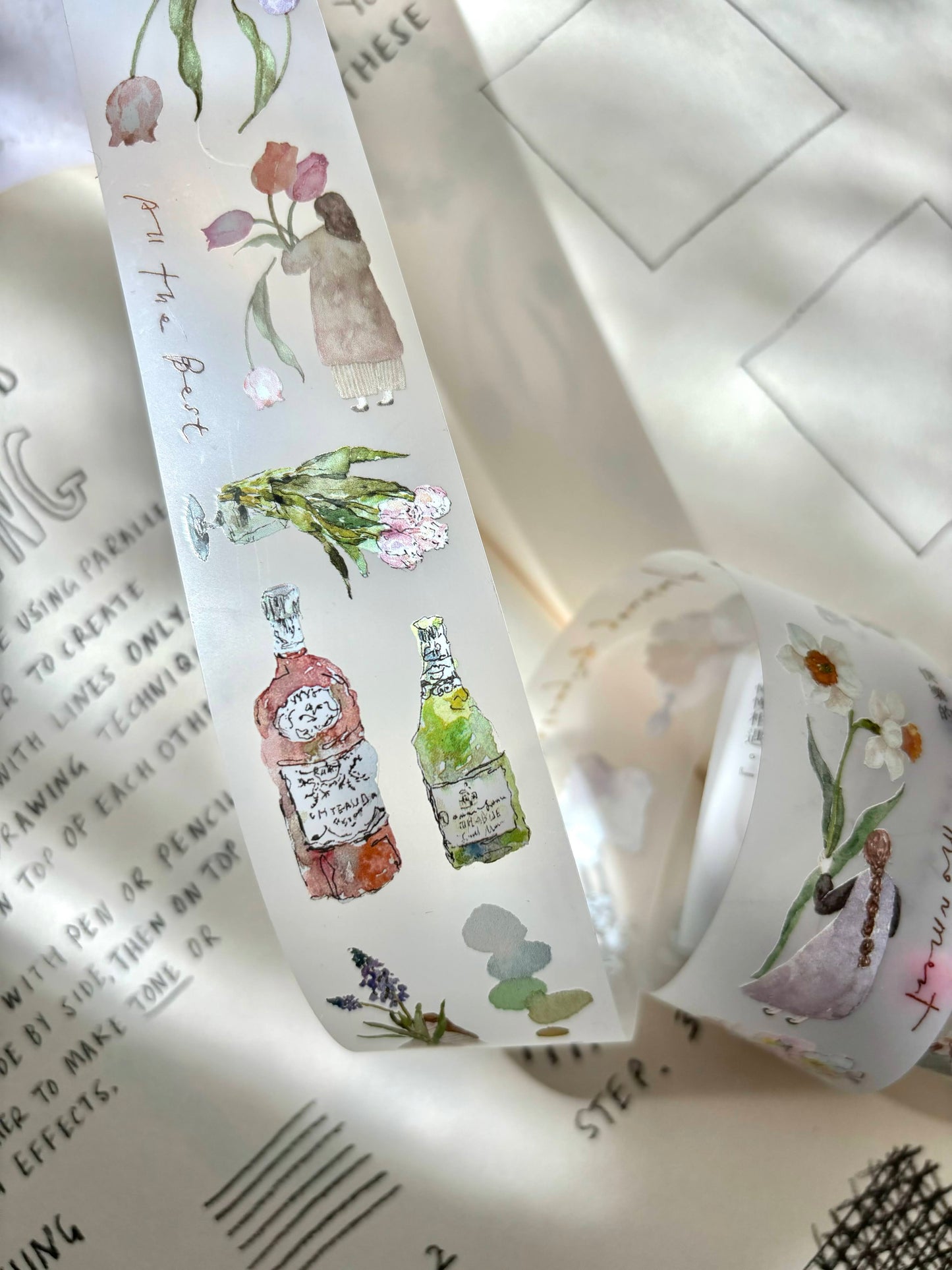 Matte PET Tape |  mini girl 2 (3.5cm)