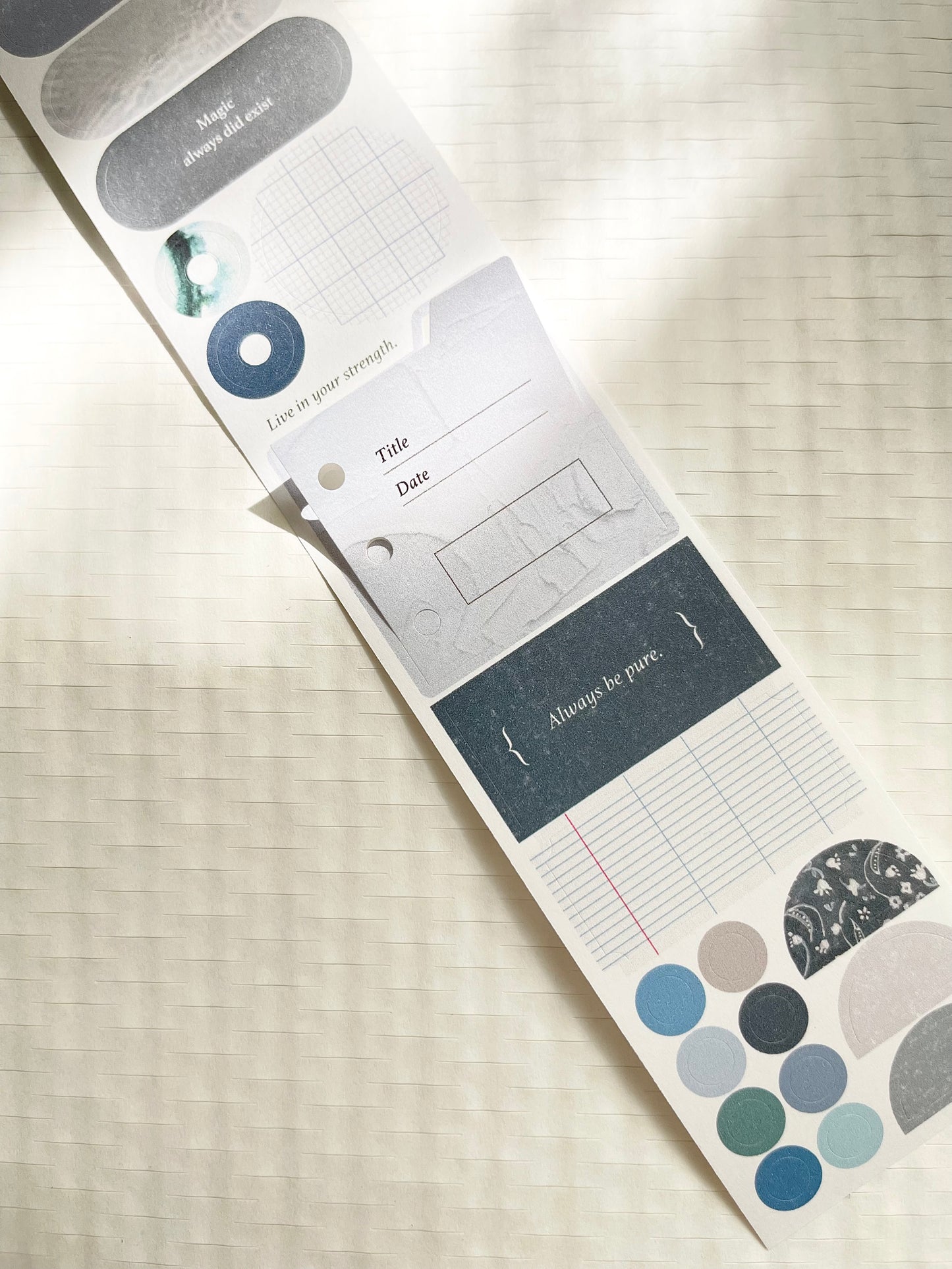 Kiss-cut Paper Tape |  Sticky Note (4.5cm)